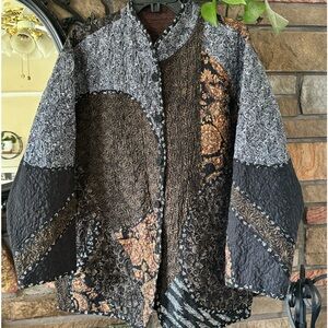 Handmade quilted cotton jacket